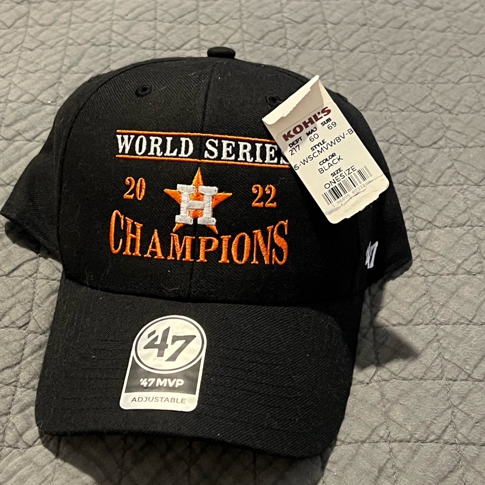 47 Brand Black World Series Champions Hat